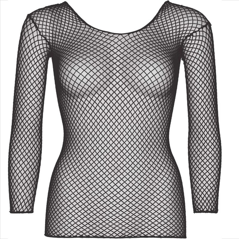 Leg Avenue Fishnet Long Sleeve T Shirt - 4