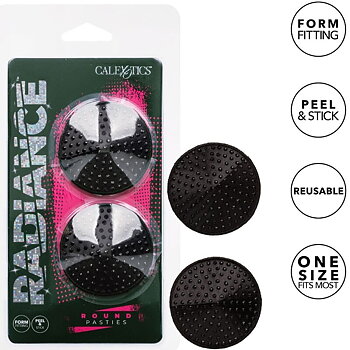 Calexotics Radiance Round Shape Jewel Nipple Covers