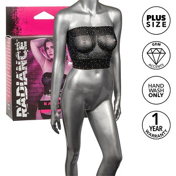 Calexotics Radiance Bandeau Top Rhine Plus Size