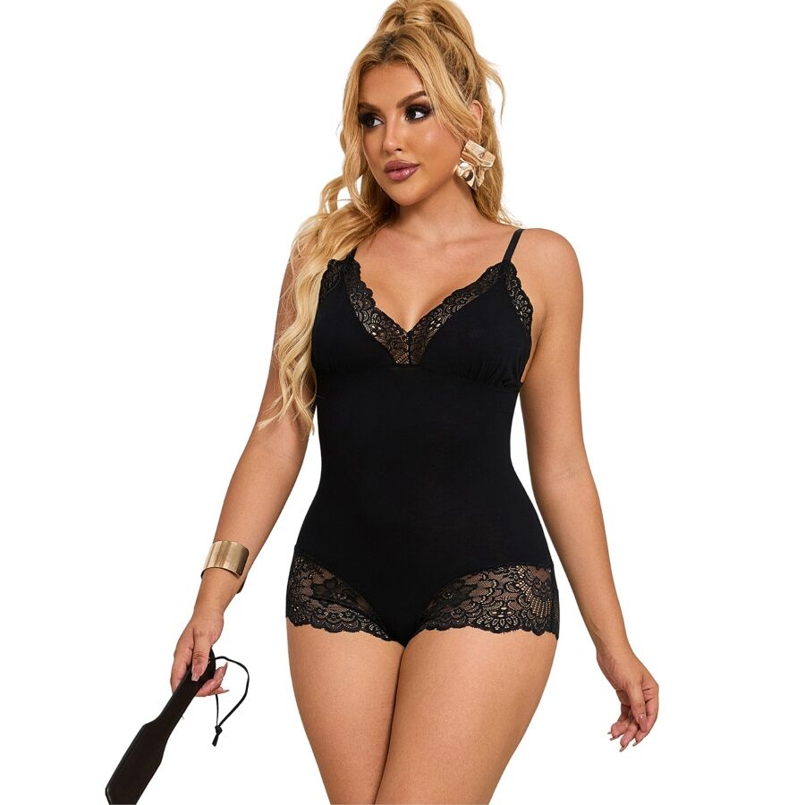 Subblime Floral Lace Detail Teddy