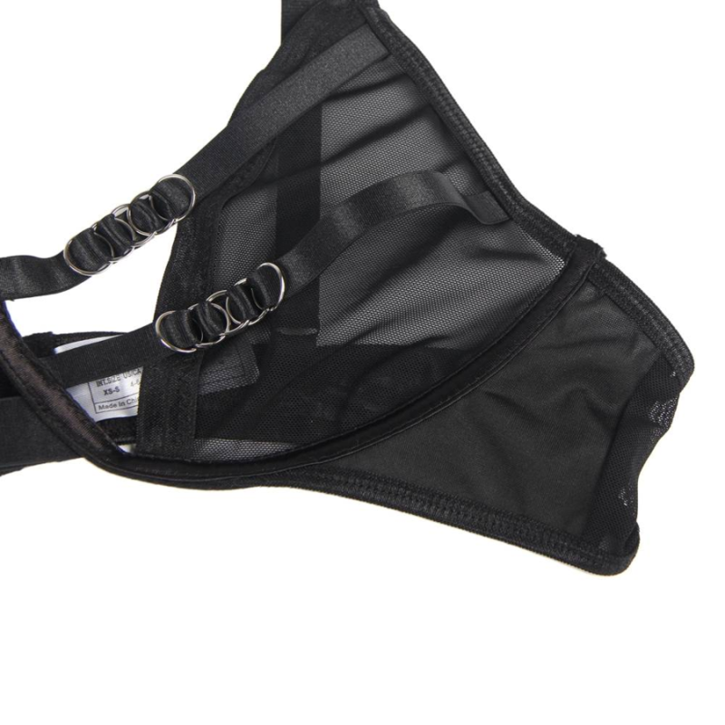 Subblime Two Piece Set Of Transparency Bra And Strips - 5