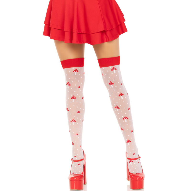 Leg Avenue Mushroom High Socks