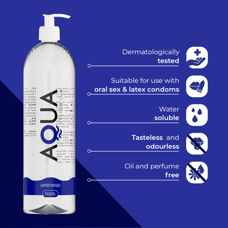 Aqua Quality Water Based Lubricant 1000 Ml - 4