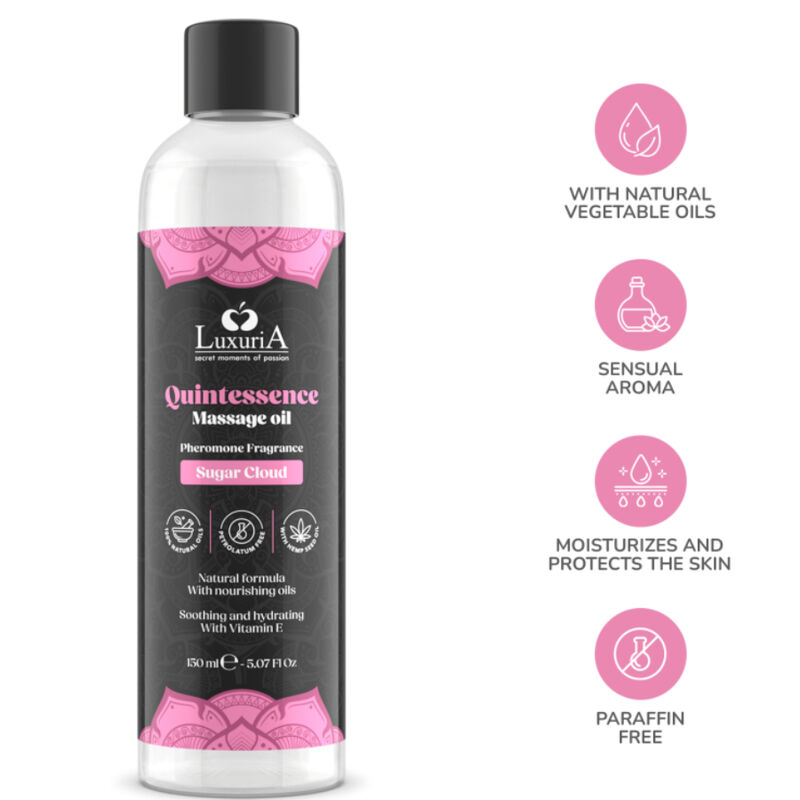 Intimateline Luxuria Massage Oil Sugar Cloud 150 Ml - 4