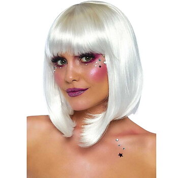 Leg Avenue Phosphorescent Bob Cut Wig