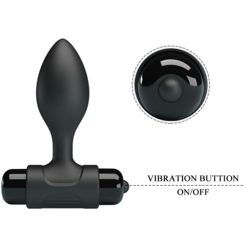 Anal Toys Pretty Love Butt 10 Vibrations Anal Plugg - 5
