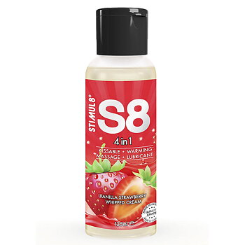 Stimul8 S8 4 In Strawberry Dessert Glidmedel 125 Ml