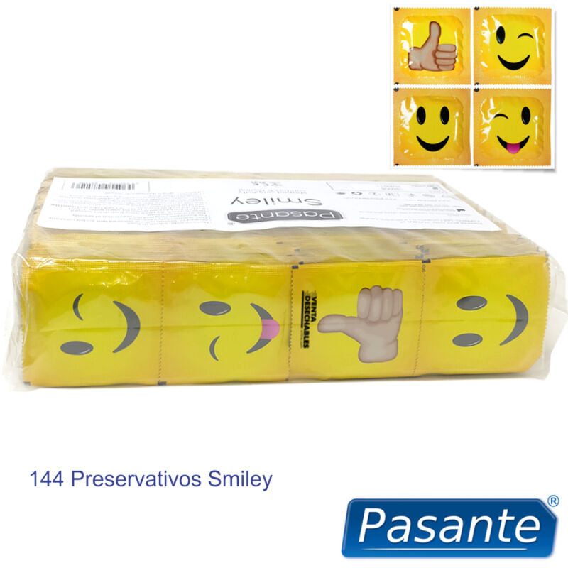 Pasante Condoms Smiley Bag - 3