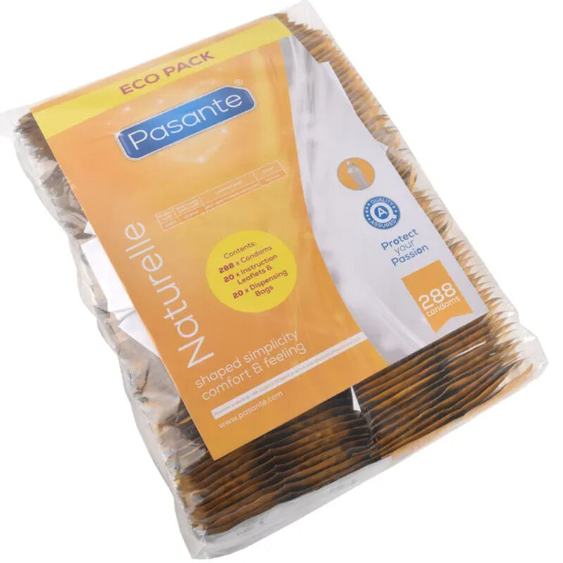 Pasante Condoms Eco Pack Naturelle Bag - 3