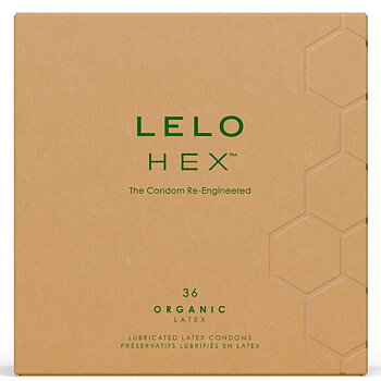LELO 36-pack Hex Organic Kondom Box