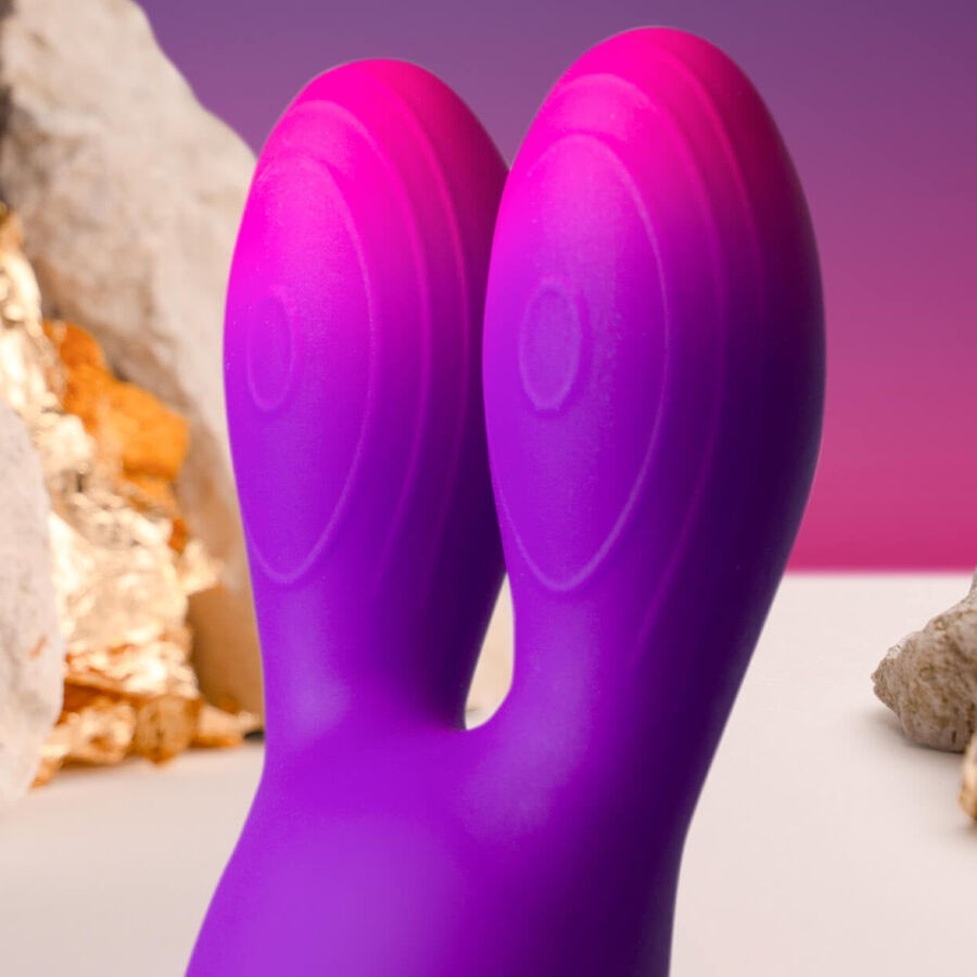 Rocks Off Glo Girl Bunny Flexible Vibrator - 3