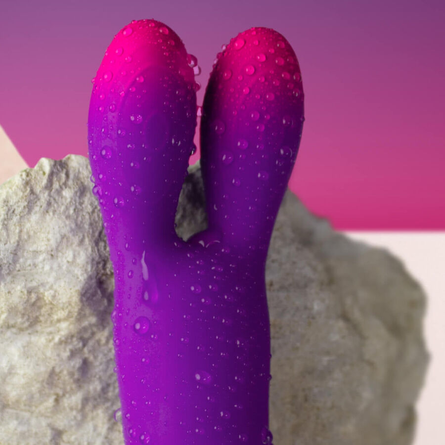 Rocks Off Glo Girl Bunny Flexible Vibrator - 4