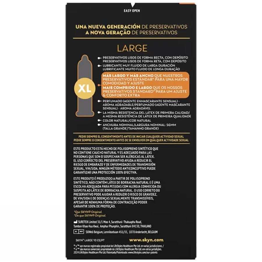 Skyn Large Extra Adjustment Condoms - 2