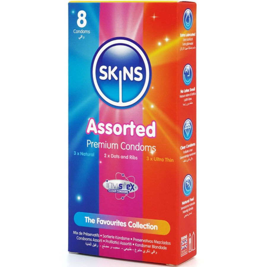 Skins Assorted Premium Condoms Pack 8 - 2
