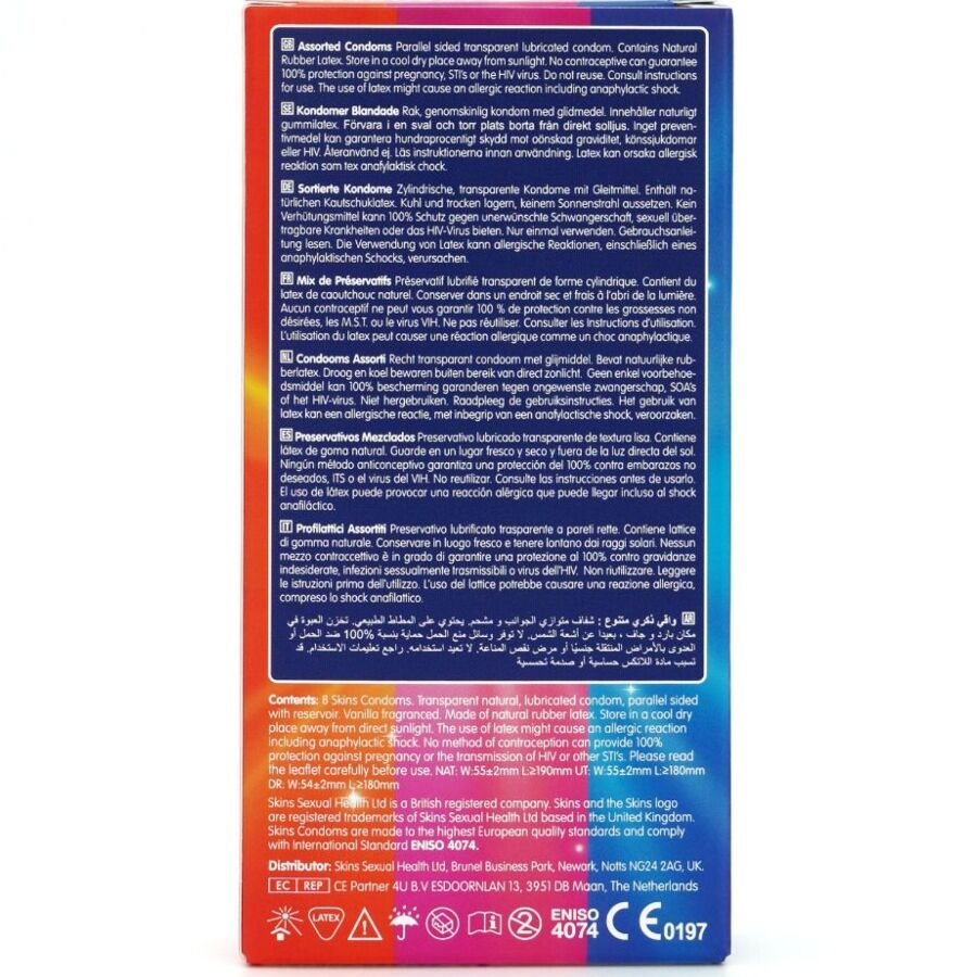 Skins Assorted Premium Condoms Pack 8 - 4