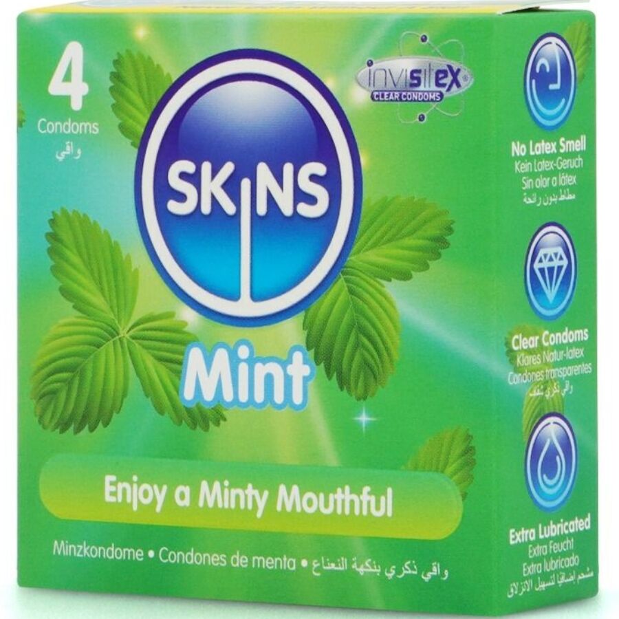 Skins Mint Premium Condoms Pack 4 - 2