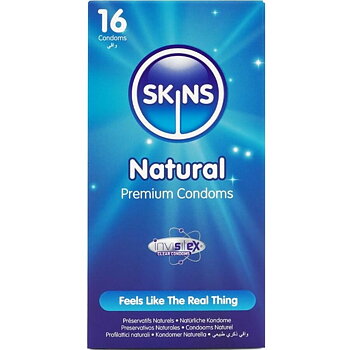 Skins Natural Premium Condoms Pack 16