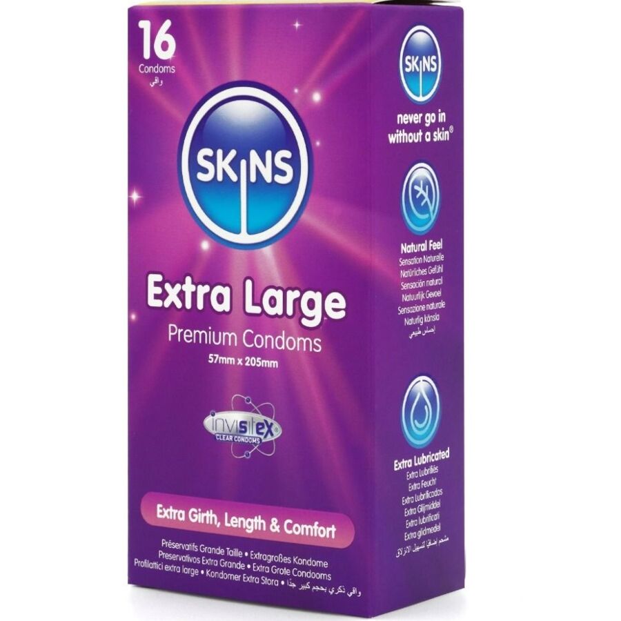Skins Extra Large Premium Condoms Pack 16 - 2