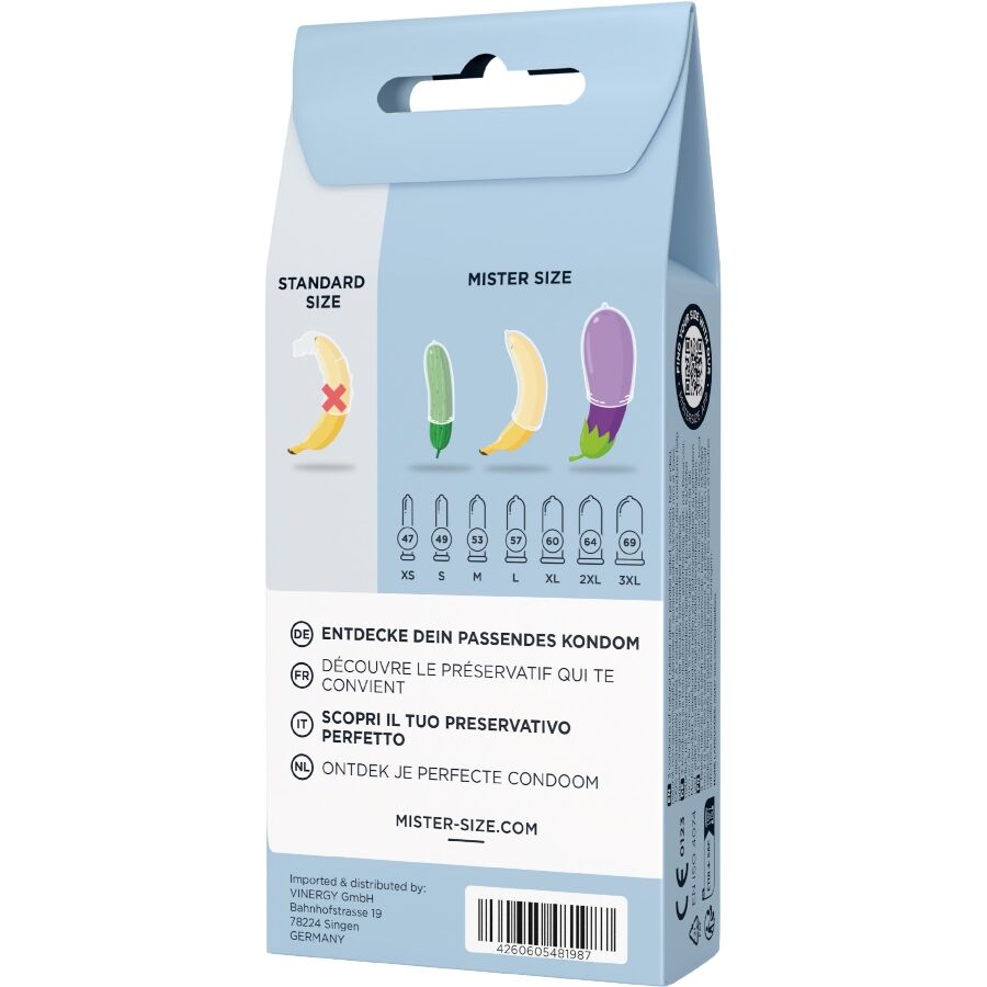 Mister Test Set 3 Different Sized Condoms Measuring Tape - 4