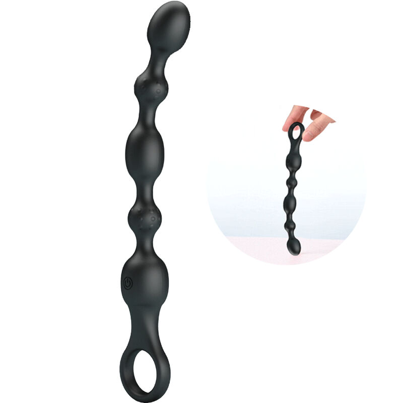 Anal Toys Pretty Love Van Anal Balls 10 Vibrations Rechargeable Silicone