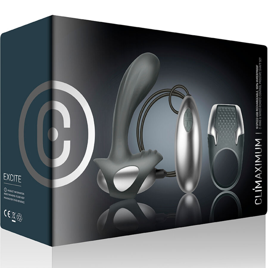 Climaximum Excite Kit Cock Ring Wire Prostate Massager - 4