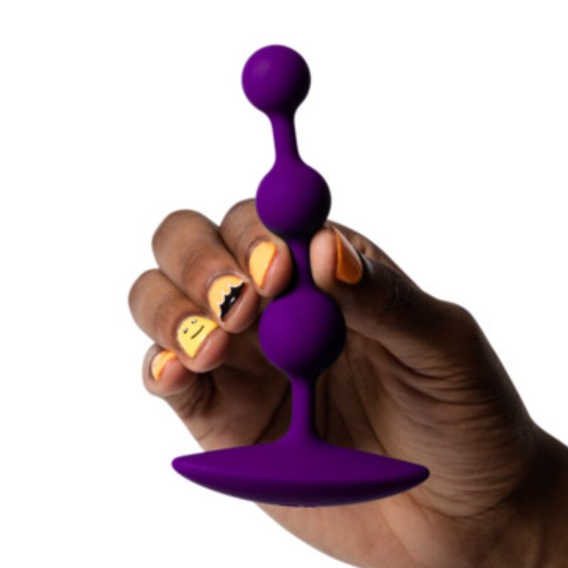 Romp Amp Flexible Silicone Anal Beads 12 5 CM - 3