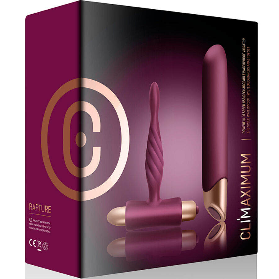 Climaximum Rapture Kit Vibrator Classic Beginner Anal Plug - 4