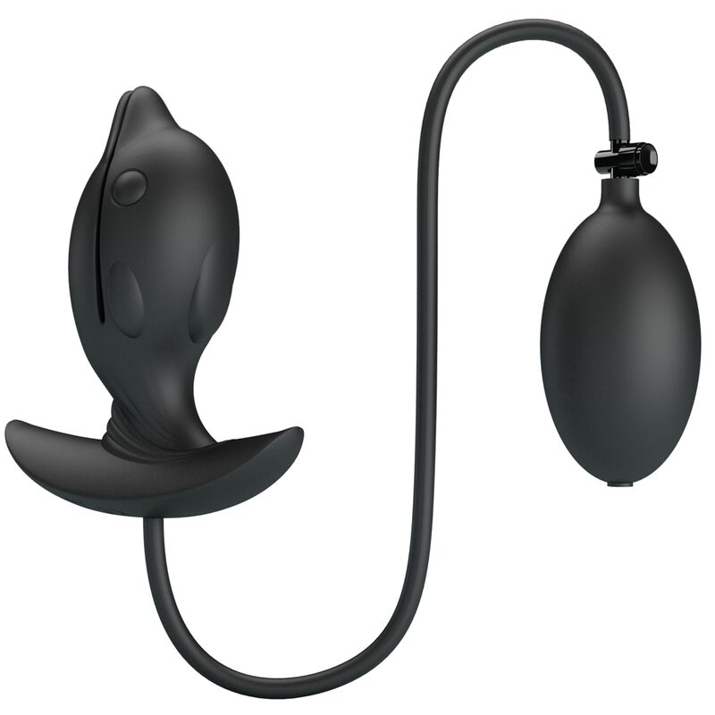Anal Toys Pretty Love Inflatable Rechargeable Delfin Anal Plug - 3