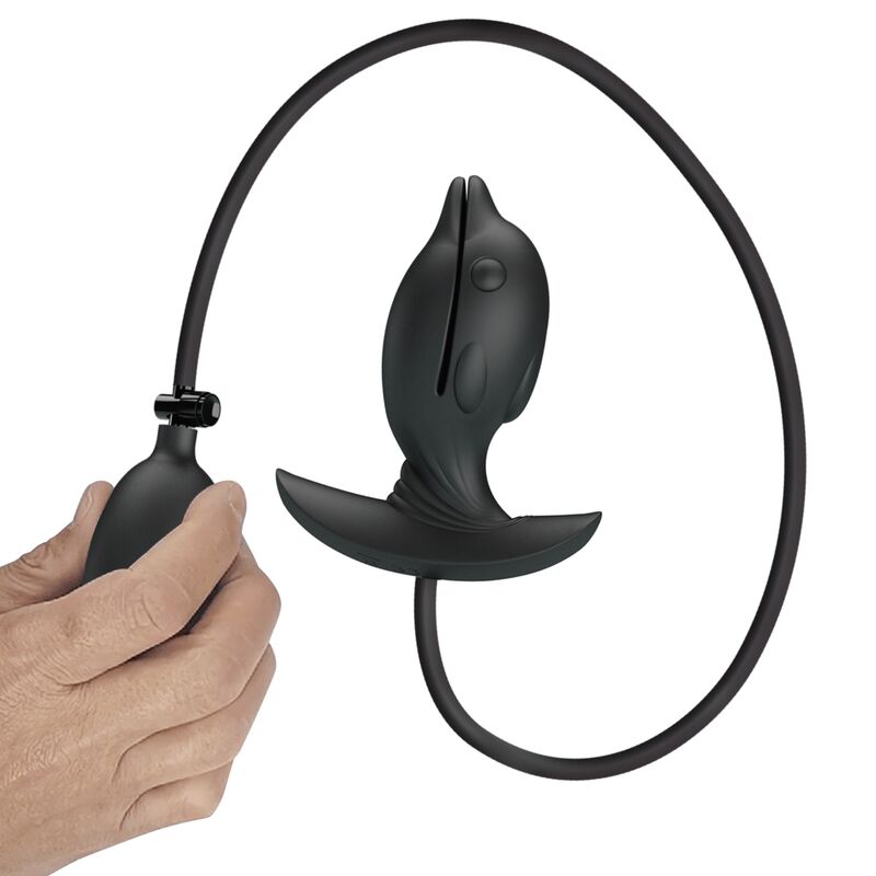 Anal Toys Pretty Love Inflatable Rechargeable Delfin Anal Plug - 5
