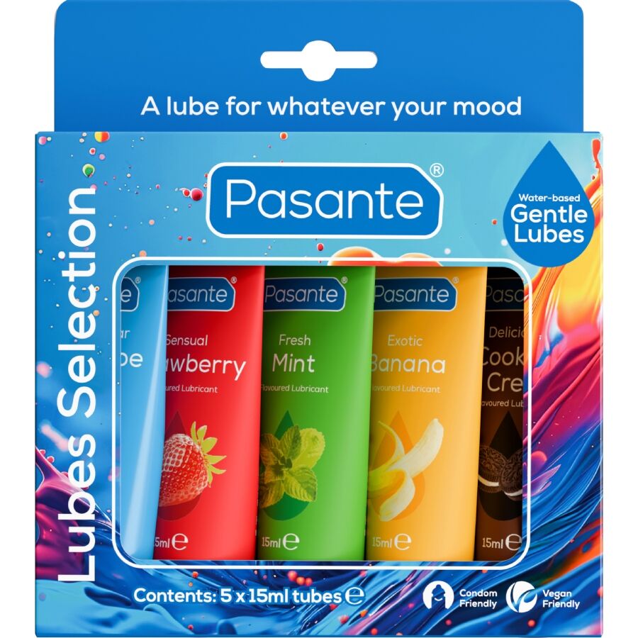 Pasante Pack Assorted Flavor Lubricants 15 Ml - 2