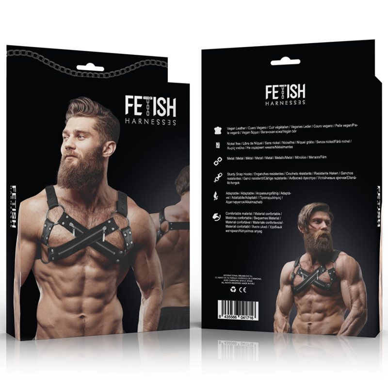 Fetish Submissive Attitude Neoprene Chest Bulldog Sele