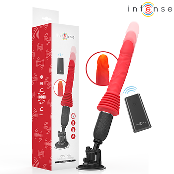 Intense High Tech Cynthia Fjärrstyrd Thrusting Vibrator With Heat