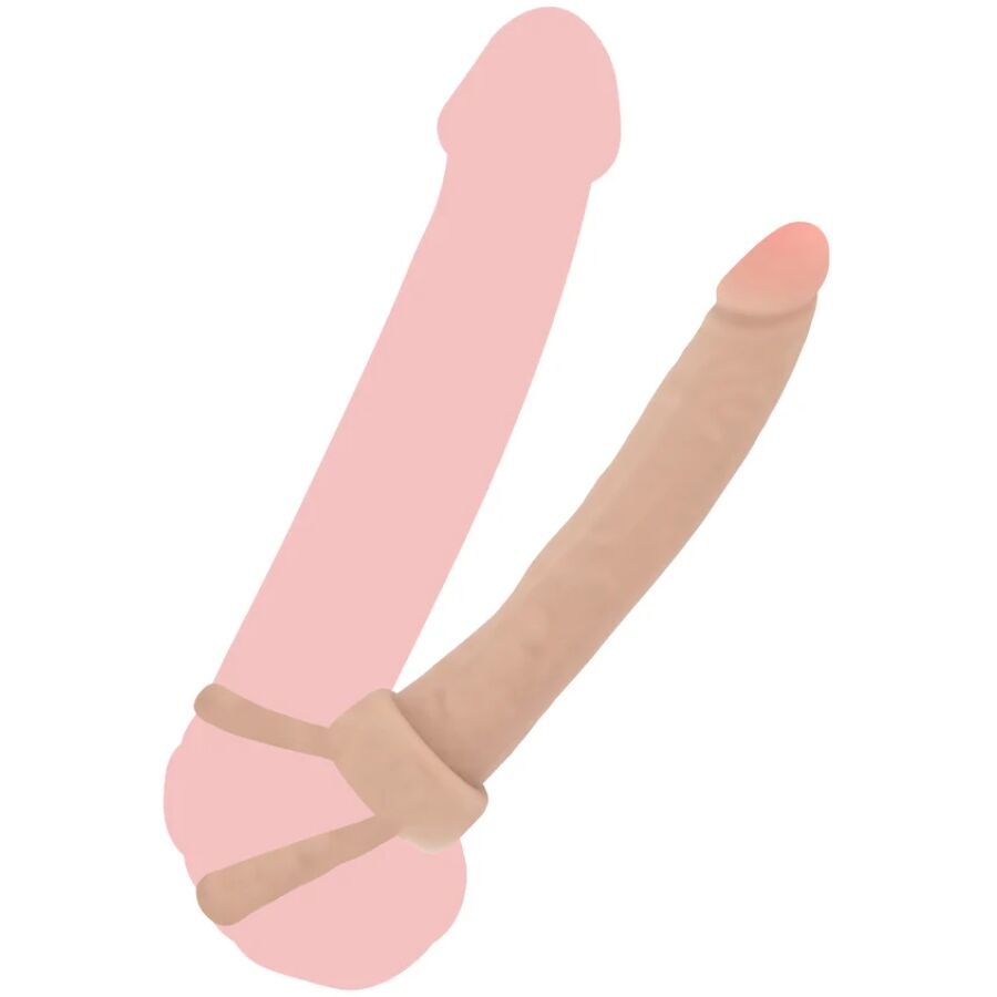 Get Real Double Trouble Silicone Anal Penetrator 16 cm - 2