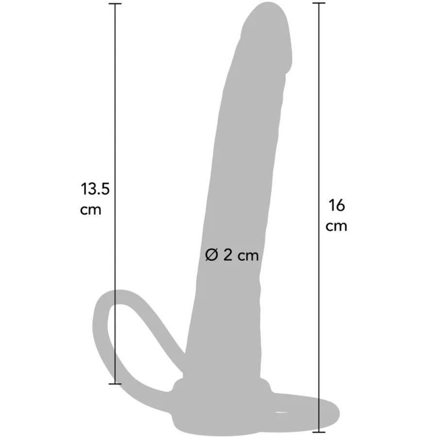 Get Real Double Trouble Silicone Anal Penetrator 16 cm - 3