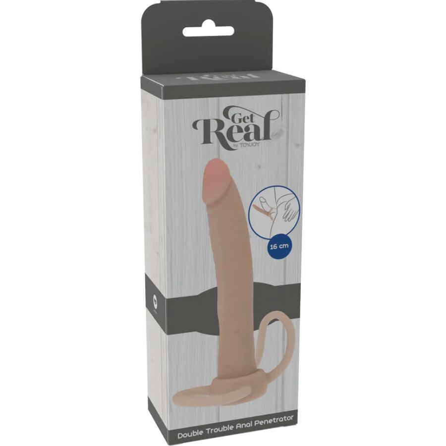 Get Real Double Trouble Silicone Anal Penetrator 16 cm - 4