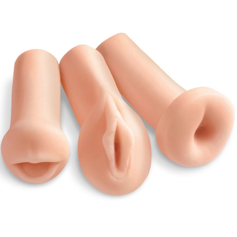 Extreme Toyz All 3 Holes Kit 3 Masturbators - 3