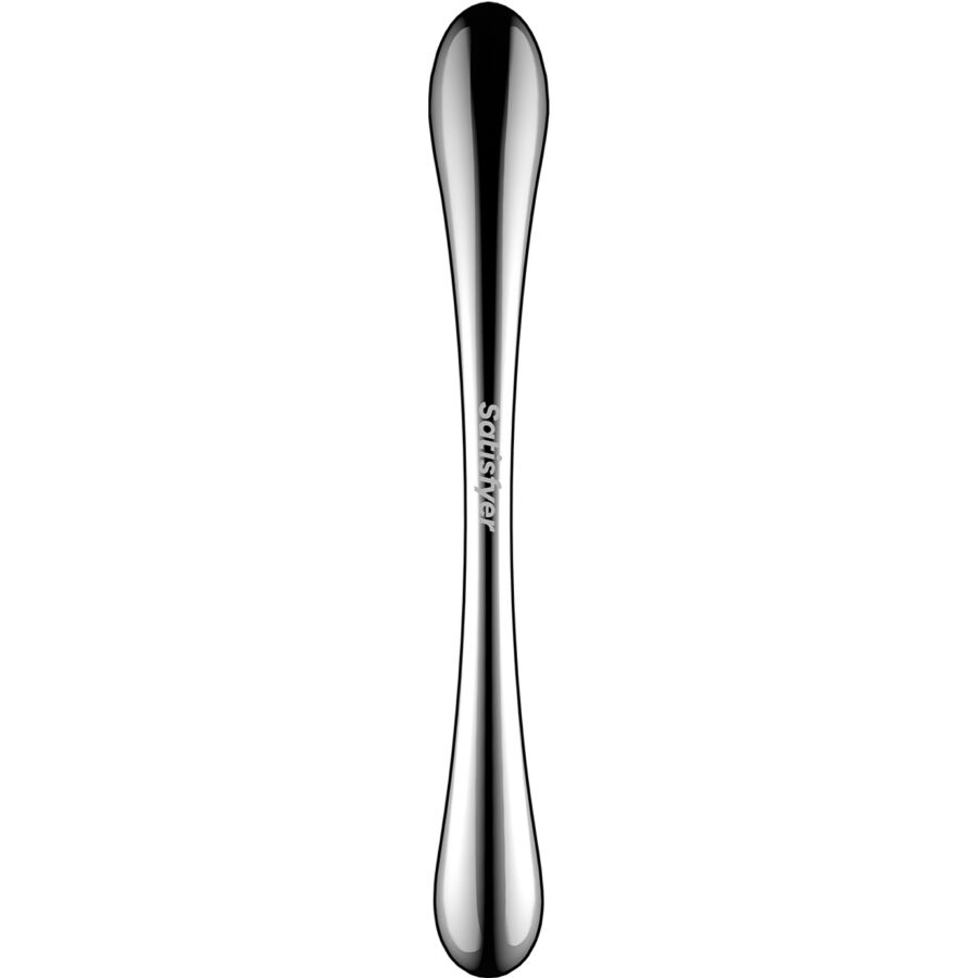 Satisfyer Dildo Cosmic Crest 1 Stainless Steel Double Ended Dildo - 4