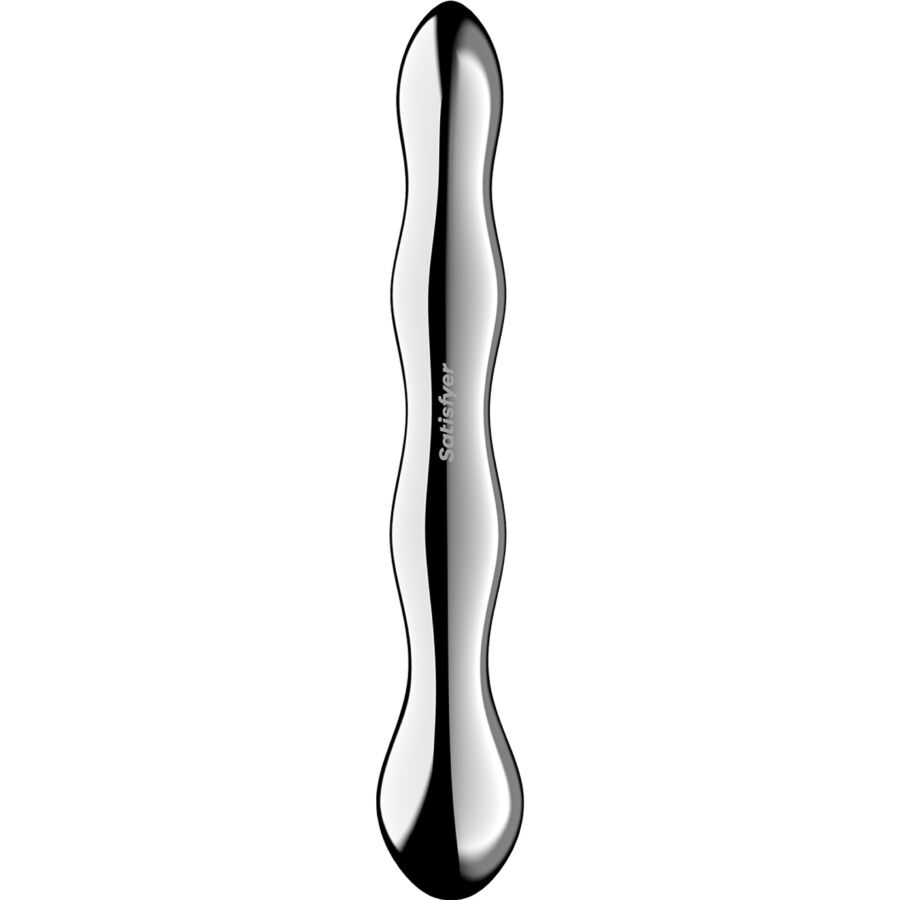 Satisfyer Dildo Cosmic Crest 2 Stainless Steel Double Ended Dildo - 4