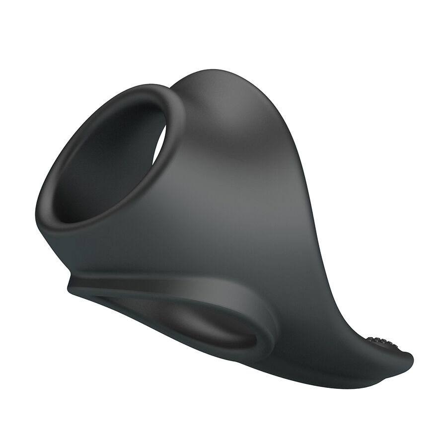Crazy Bull Zadok Ergonomic Ring With Perineal Stimulator - 4