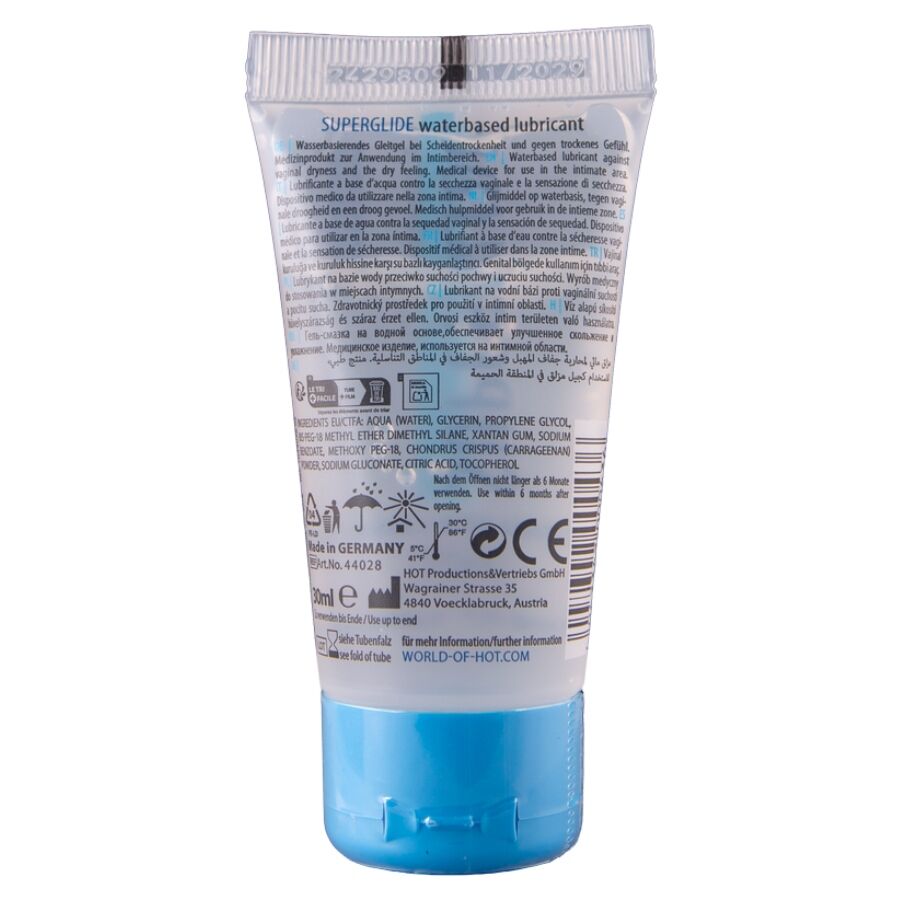 Hot Superglide Liquid Pleasure Waterbased Lubricant 30 Ml - 2