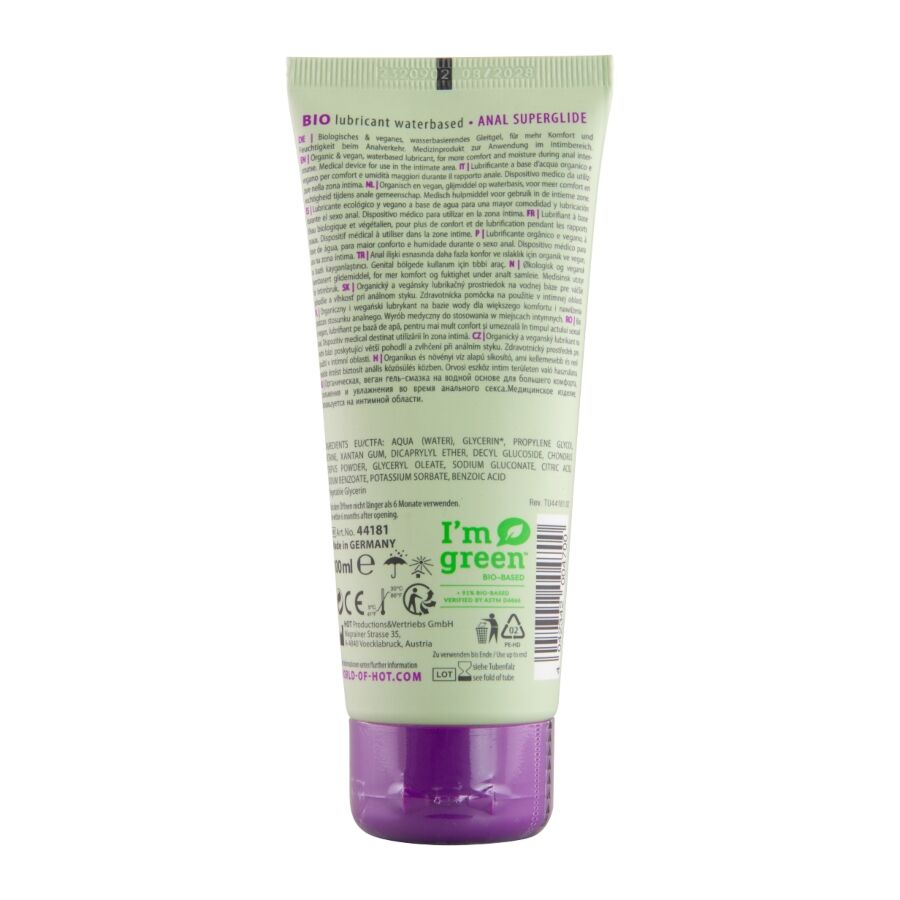Hot Bio Lubricant Waterbased Anal 100 Ml - 2