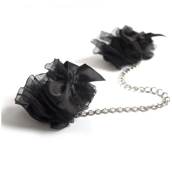 Bijoux Indiscrets Frou Organza Handcuffs - 2