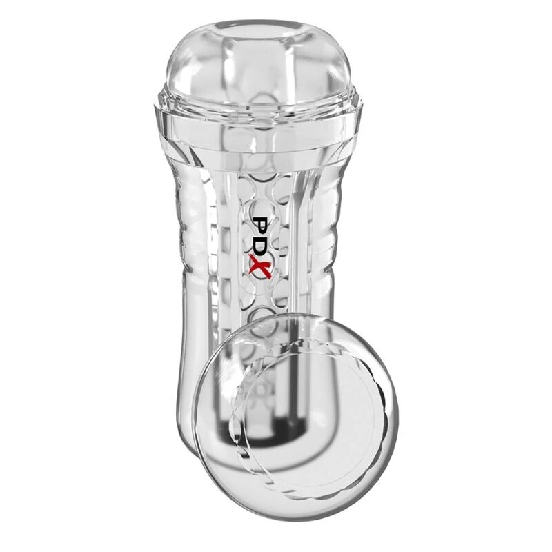 Pdx Elite Viewtube Plus See Thru Ez Grip Stroker 21 cm