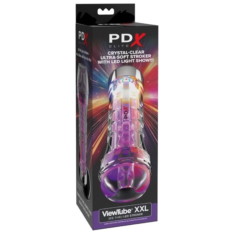 Pdx Elite Viewtube LED Stroker 27,3 cm - 5