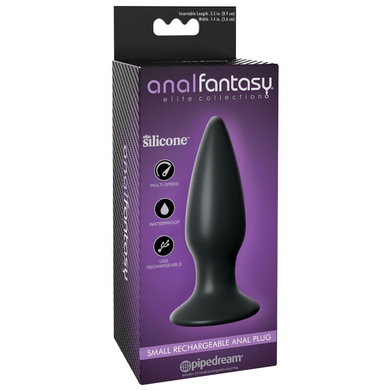 Anal Fantasy Elite Small Rechargeable Anal Plug - 3