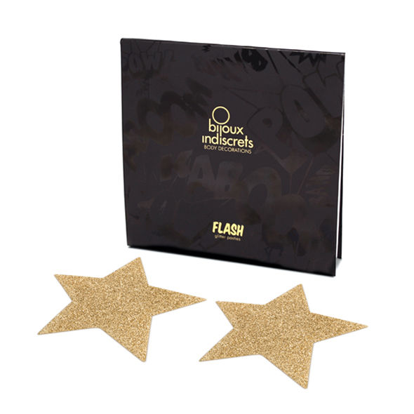 Bijoux Flash Indiscrets Flash Star Nipple Covers - 2