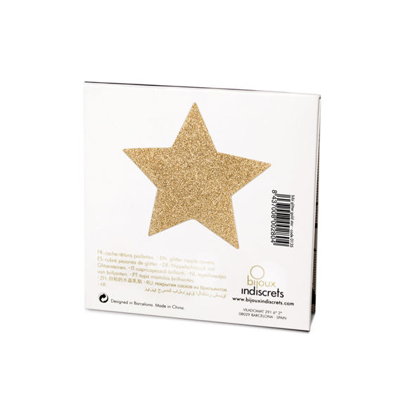 Bijoux Flash Indiscrets Flash Star Nipple Covers - 3
