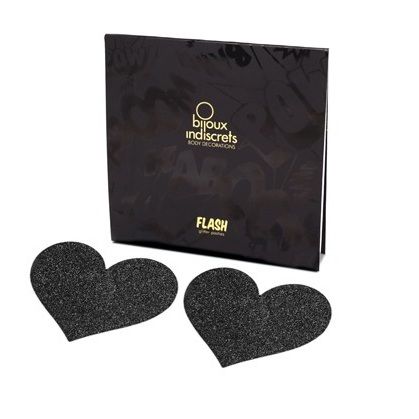 Bijoux Flash Indiscrets Flash Heart Nipple Cuts - 2