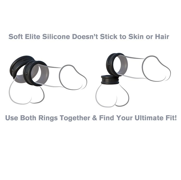 Fantasy C Ringz Max Widht Silicone Rings - 2