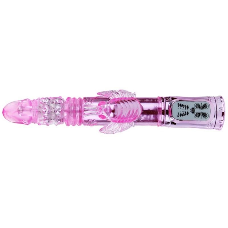 Baile Rotations Uppladdningsbar Vibrator With And Throbbing Butterf Stimulator - 4